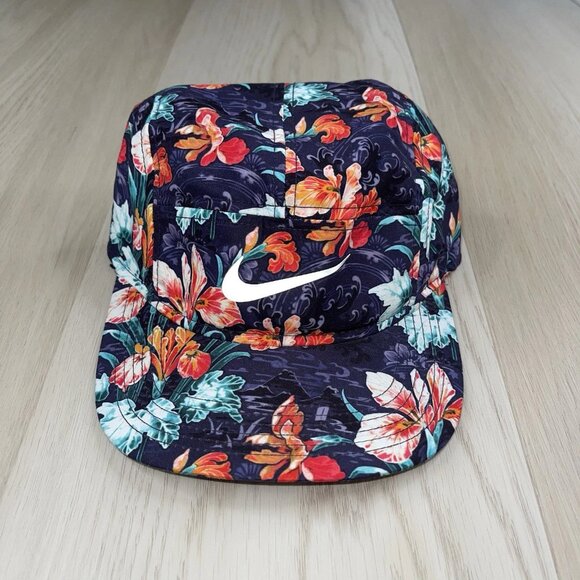 nike floral baseball cap